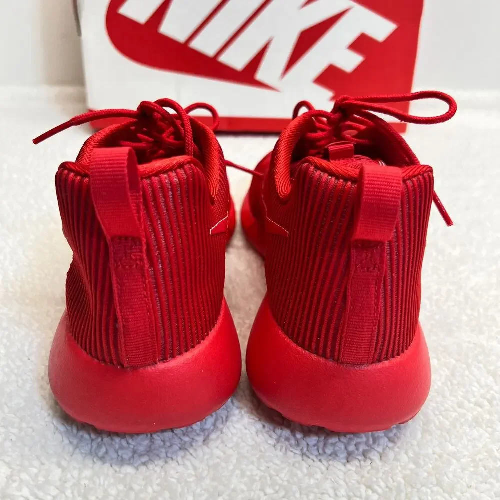 Nike Youth Sneakers Roshe One Flight Weight (GS) Red Stripped Shoes Size 6Y